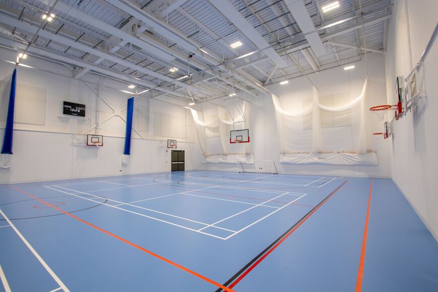 Sports hall half court img1